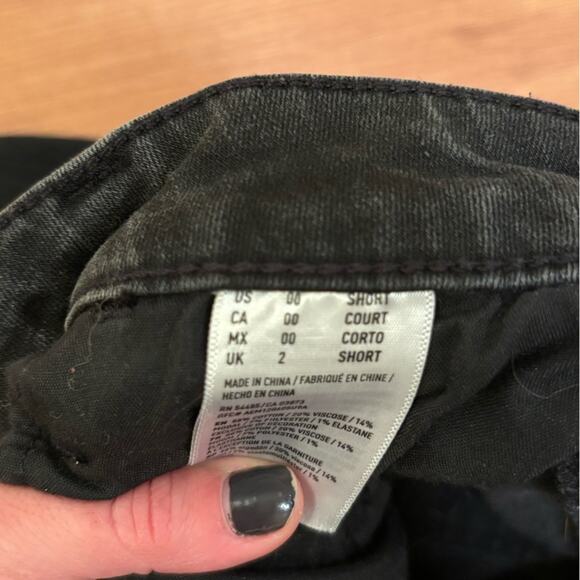 American Eagle Outfitters Black Super high rise super stretch jegging - Picture 2 of 16